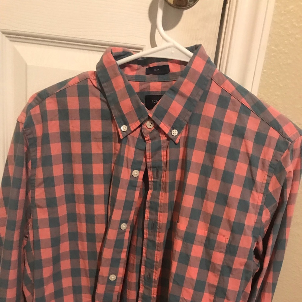 JCrew Slim Fit Men’s Button Down, Size M